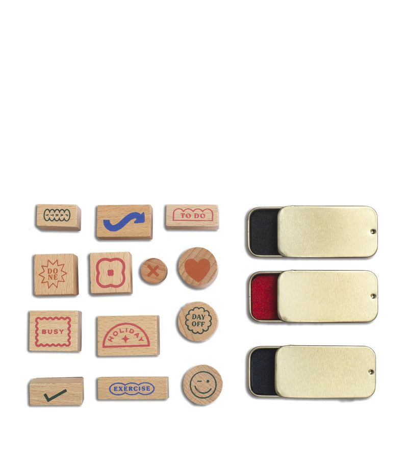 Papier planner stamp set, imported from the UK
