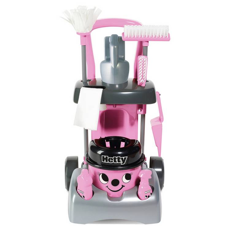 Casdon Deluxe Hetty cleaning trolley toy - British product