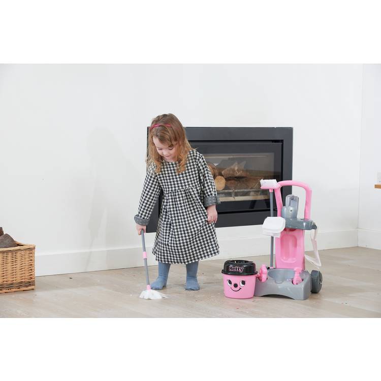 Casdon Deluxe Hetty cleaning trolley toy - British product