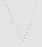 Persée Danaé necklace yellow gold 5-stone diamond - British product