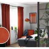Argos Habitat Cord Eyelet Curtains - Terracotta - 117x137cm- Buy online at McGrocer