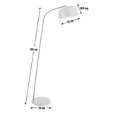 Habitat Eero floor lamp adjustable head retro (British brand)