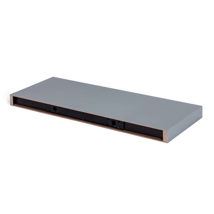 Argos Home Jak floating shelf grey gloss 80cm, UK version