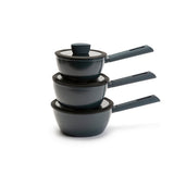Habitat 3 piece pan set 16cm 18cm 20cm (British brand)