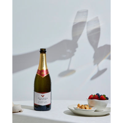 Villa Maria sparkling Cuvée Brut wine 750ml, imported from the UK