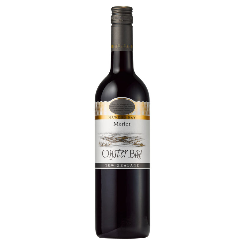 Oyster Bay Hawkes Bay Merlot red wine 750ml, imported from the UK