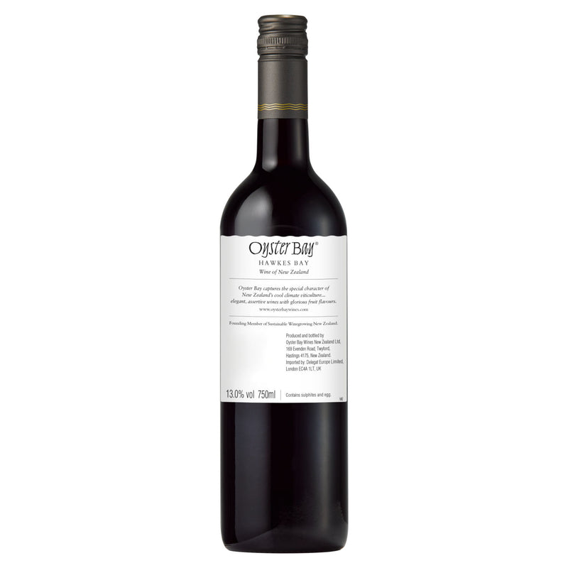Oyster Bay Hawkes Bay Merlot red wine 750ml, imported from the UK