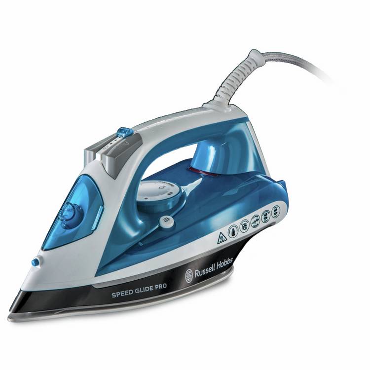 Russell Hobbs Speedglide PRO steam iron, imported from the UK