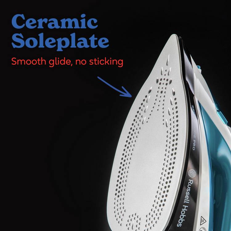 Russell Hobbs Speedglide PRO steam iron, imported from the UK