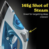 Russell Hobbs Speedglide PRO steam iron, imported from the UK
