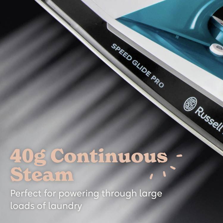 Russell Hobbs Speedglide PRO steam iron, imported from the UK