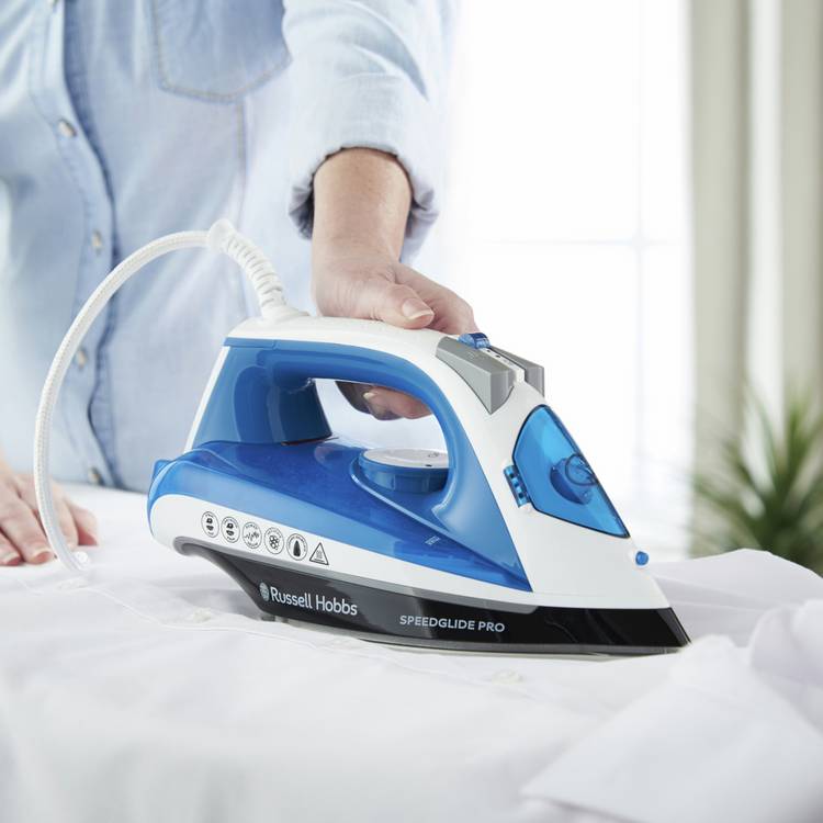 Russell Hobbs Speedglide PRO steam iron, imported from the UK
