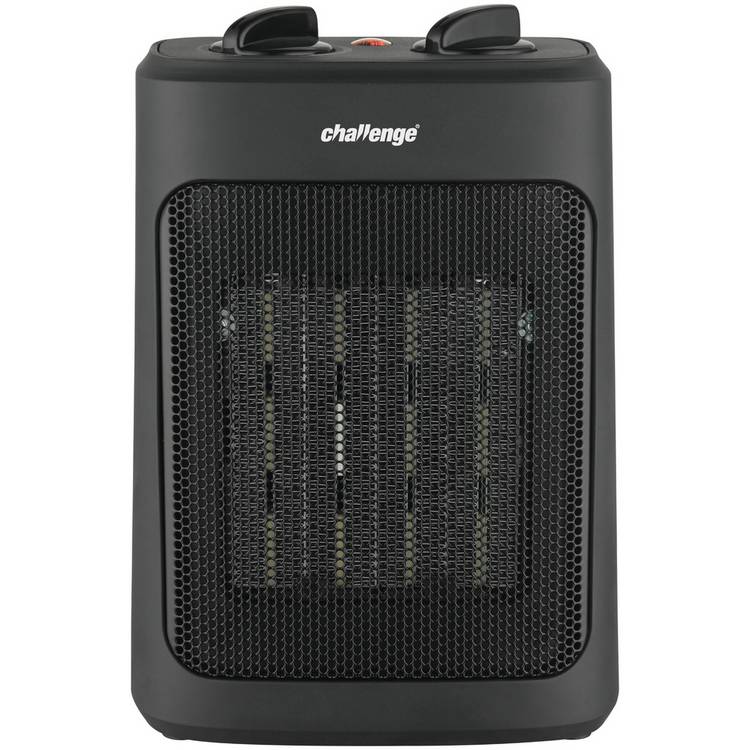 Challenge ceramic fan heater 2kW compact, UK version