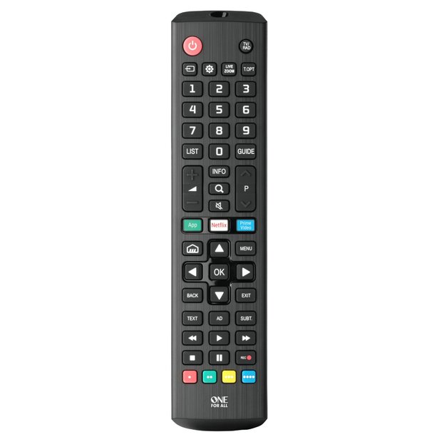 One For All URC4911 LG TV remote control, UK version