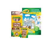 Crayola Colours of the World Crayons Set, 24 crayons and pencils, UK version
