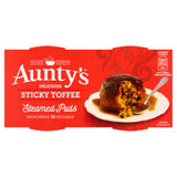 Aunty's sticky toffee steamed pudding 2 x 95g - British product