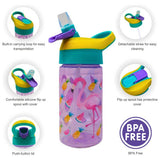 Zak bottle set Flamingo and Donut 0.45ml, imported from the UK