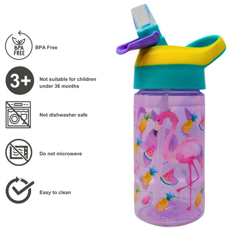 Zak bottle set Flamingo and Donut 0.45ml, imported from the UK