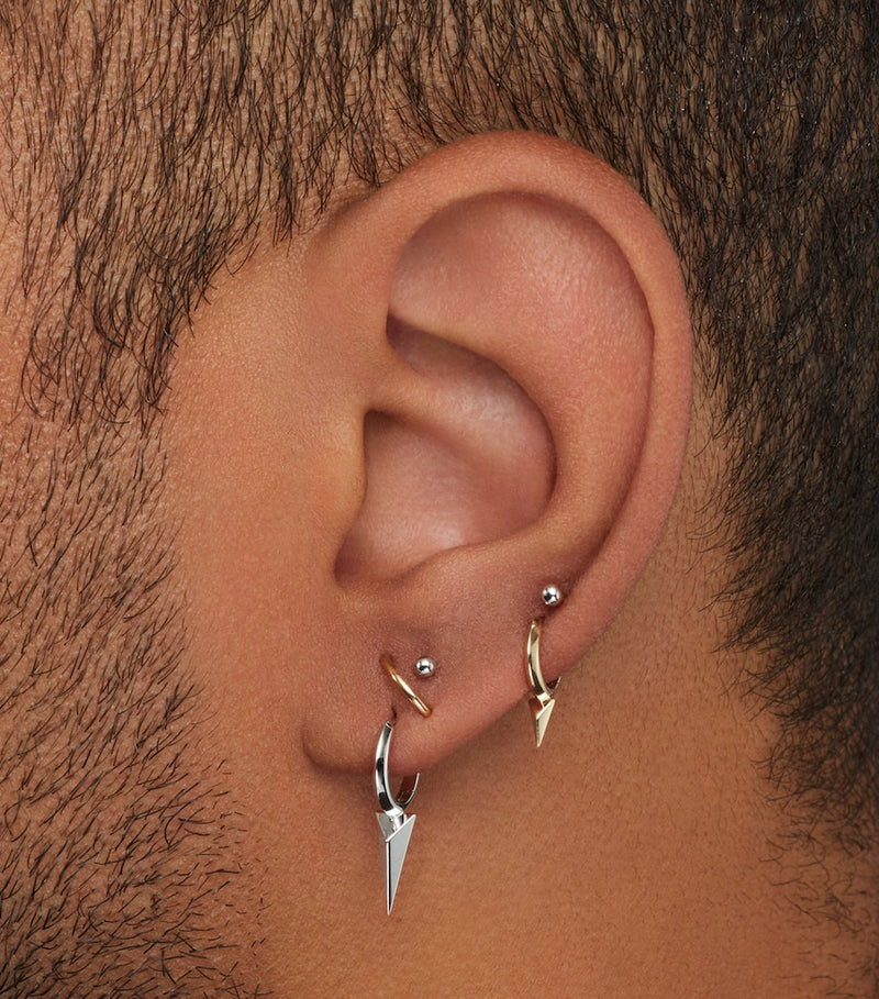 Maria Tash spike hoop earring 8mm - British product