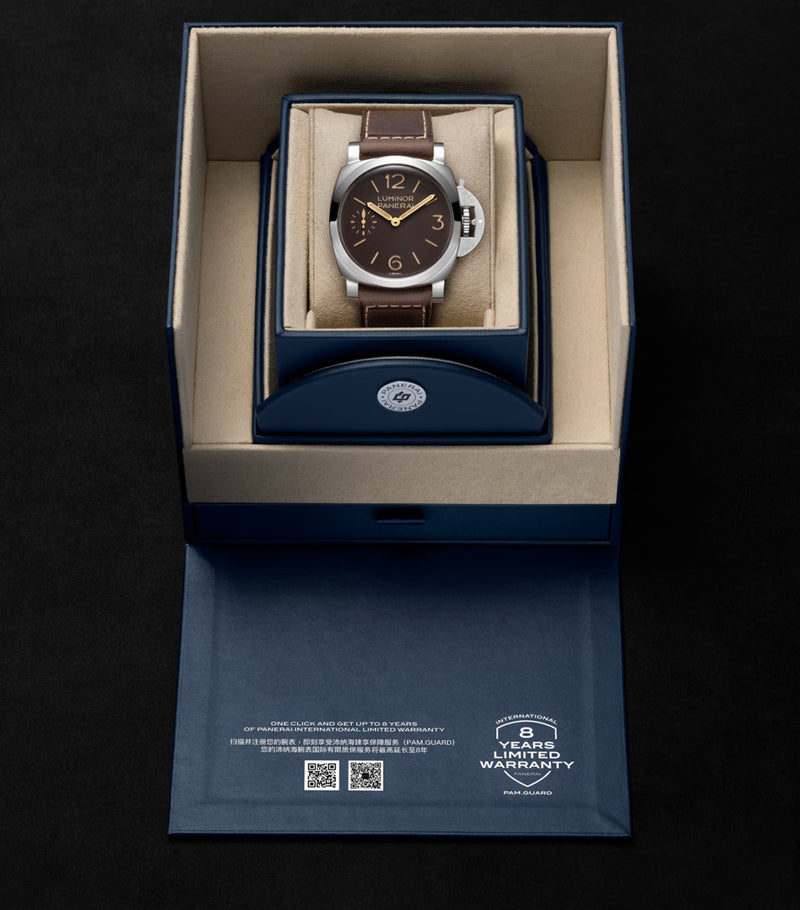 Panerai Luminor Tre Giorni stainless steel watch 44mm, UK version