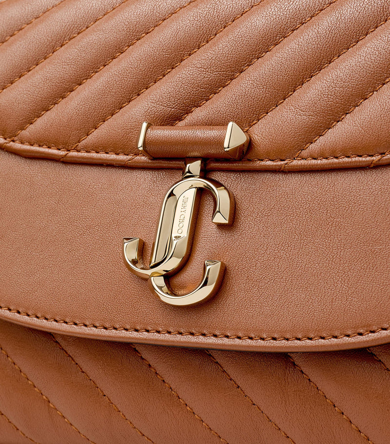 Jimmy Choo Curve top-handle bag quilted lambskin - British product