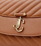 Jimmy Choo Curve top-handle bag quilted lambskin - British product