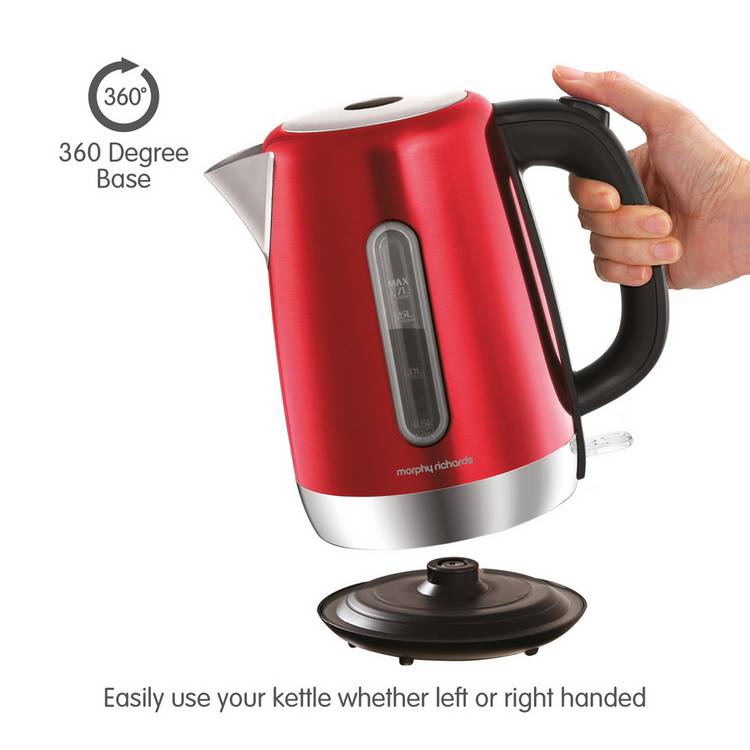 Morphy Richards Equip red kettle 1.7l (British brand)