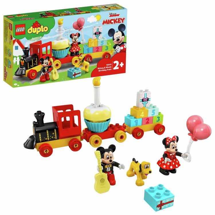 LEGO DUPLO Disney Mickey and Minnie birthday train set 22 pieces - British product