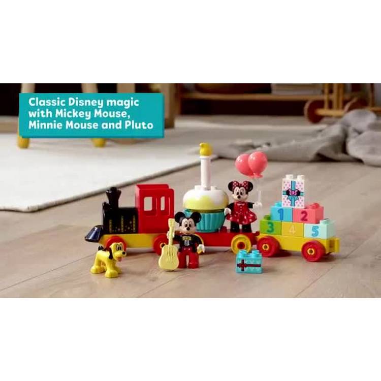 LEGO DUPLO Disney Mickey and Minnie birthday train set 22 pieces - British product