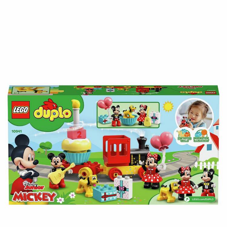 LEGO DUPLO Disney Mickey and Minnie birthday train set 22 pieces - British product