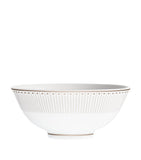 Christofle Malmaison porcelain rice bowl 12cm with platinum floral design (British brand)