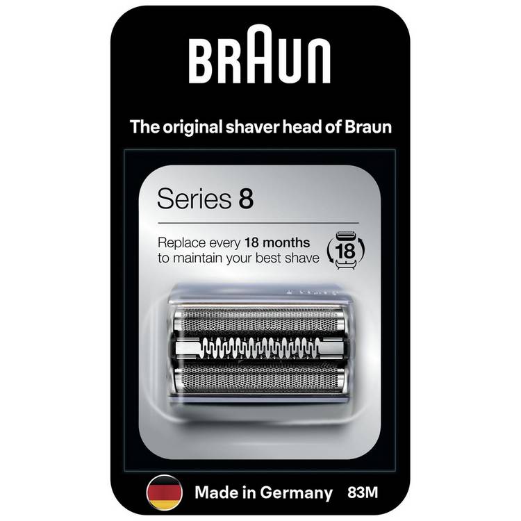 Braun Series 8 shaver head replacement 83M, UK version