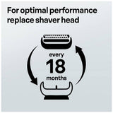 Braun Series 8 shaver head replacement 83M, UK version