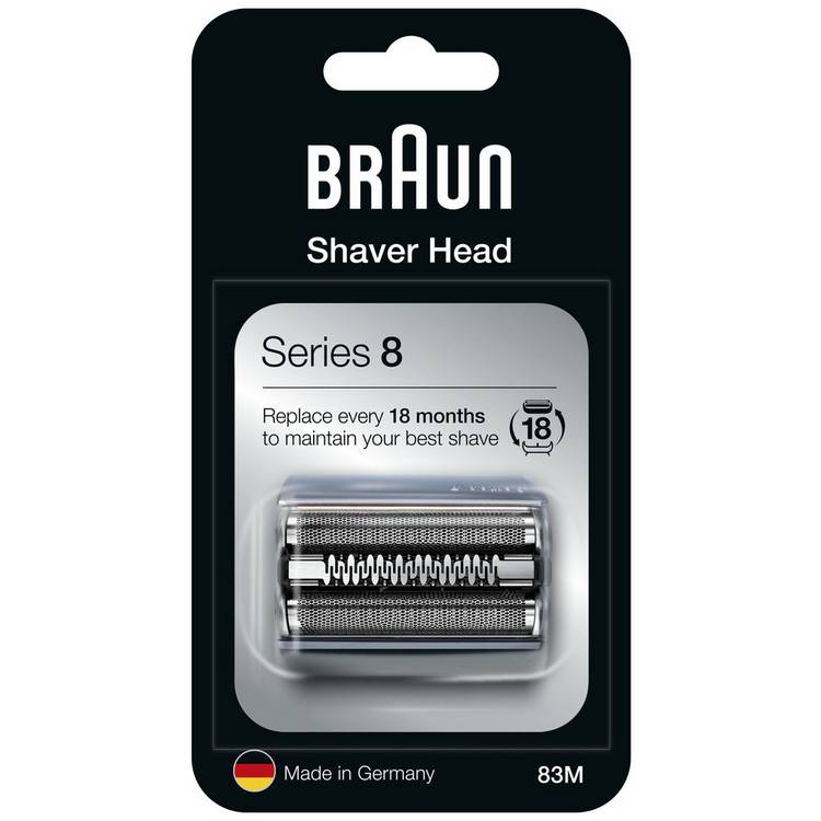Braun Series 8 shaver head replacement 83M, UK version