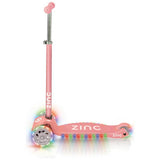 Zinc T-Motion light up scooter in pink (British brand)