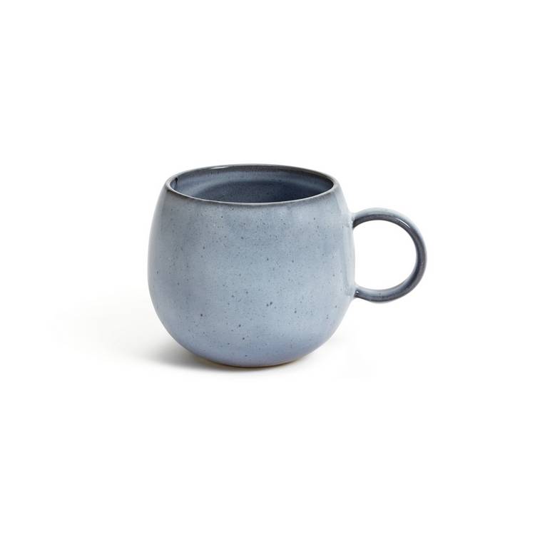 Habitat stoneware mugs set of 4 blue (British brand)