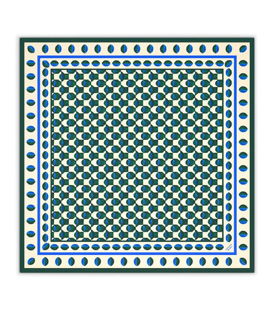 Harrods Weekend Max Mara Silk Geometric Print Scarf- Buy online at McGrocer