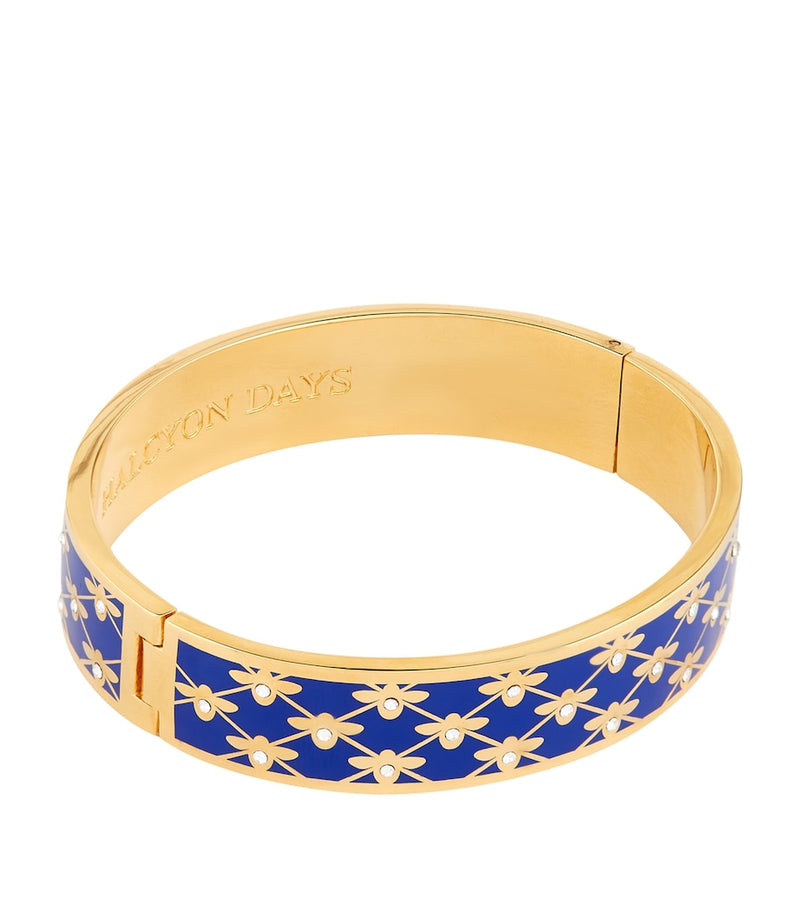 Halcyon Days Bee Trellis Bangle - British product