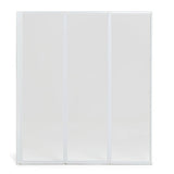 Argos Home folding shower screen white 1400x1230mm, UK version