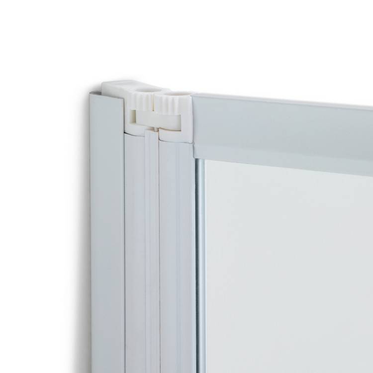 Argos Home folding shower screen white 1400x1230mm, UK version