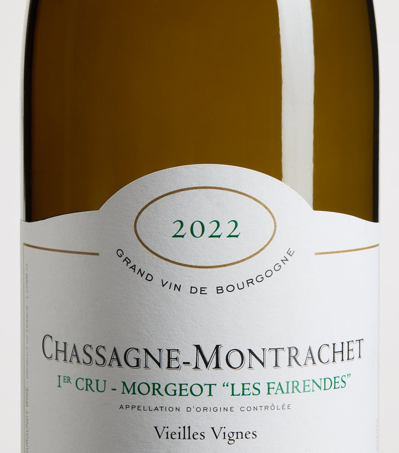 Domaine Vincent & François Jouard Chassagne-Montrachet Premier Cru Morgeot White Wine 2022 75cl - British product