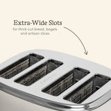 Haden Jersey 4 slice toaster in putty - British product