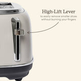 Haden Jersey 4 slice toaster in putty - British product