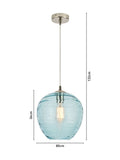 BHS Black Sarno pendant ceiling light - British product