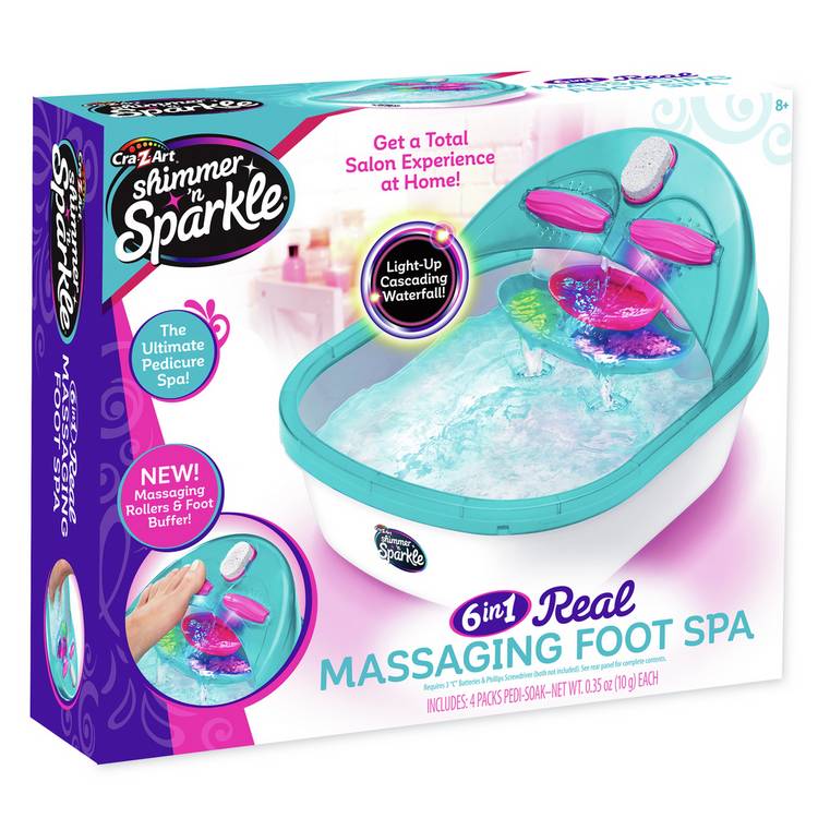 Shimmer N Sparkle 6 in 1 Foot Spa toy, UK version