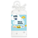 Argos Silentnight Safe Nights Nursery Grey Fitted Sheets for Moses Basket L75 W28cm- Buy online at McGrocer