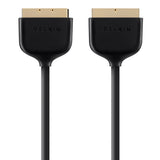 Belkin 2m scart video cable black - British product