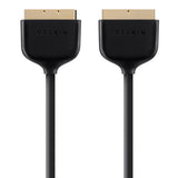 Belkin 2m scart video cable black - British product