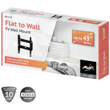 AVF flat to wall TV bracket for 43 inch TVs (British brand)