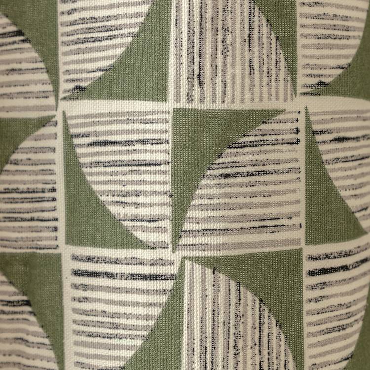 Habitat Cabin Geometric Eyelet Curtains green 117x137cm, UK version